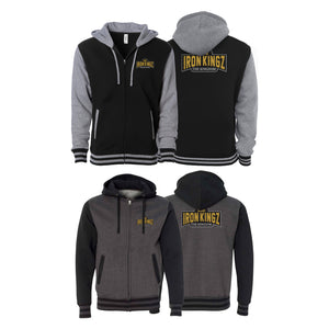 Iron Kingz Varsity Zip-Up Hoodies #8229 B
