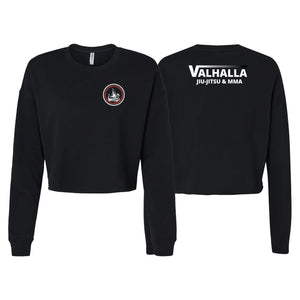 Valhalla Martial Arts Women's Cropped Crewneck Sweatshirt #8249 A