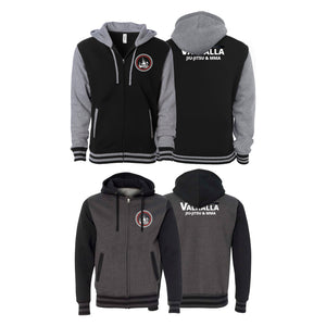 Valhalla Martial Arts Varsity Zip-Up Hoodies #8249 A