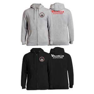 Valhalla Martial Arts Zip-Up Hoodies #8249 A