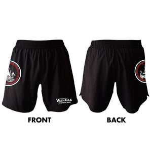 Valhalla Martial Arts All Black Shorts 2.0 #8249 B