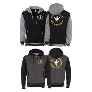 Triton Fight Center Varsity Zip-Up Hoodies #8235 A