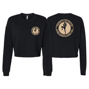 Triton Fight Center Women's Cropped Crewneck Sweatshirt #8235 D