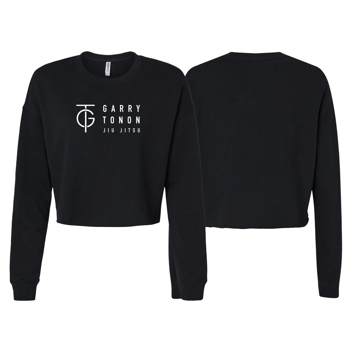 GTJJ Women's Cropped Crewneck Sweatshirt #8268 B