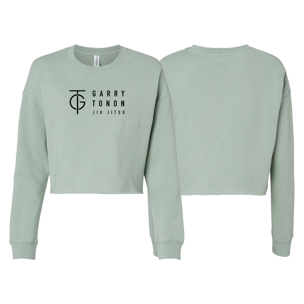GTJJ Women's Cropped Crewneck Sweatshirt #8268 B