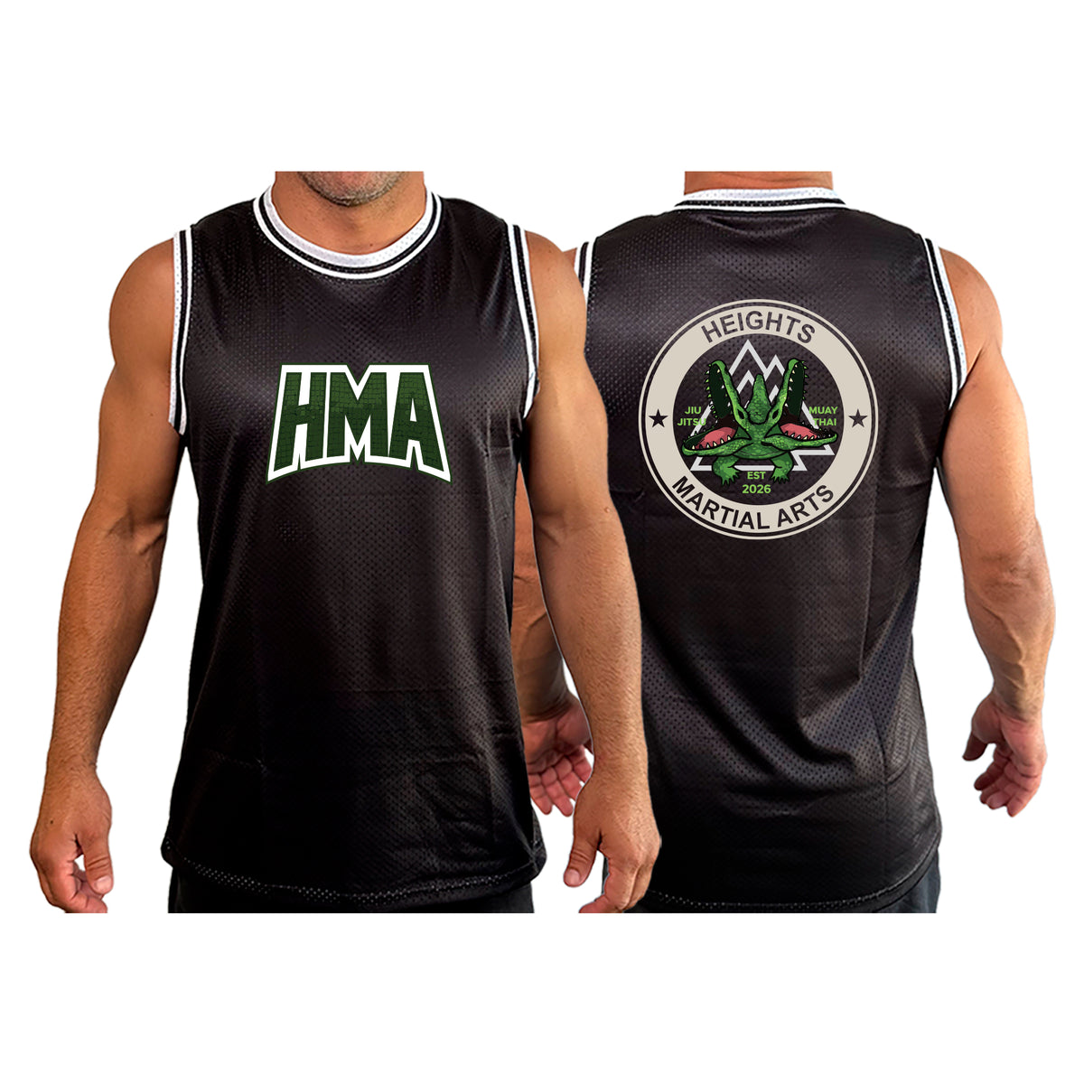 Heights Martial Arts Basketball Jerseys #8242 A