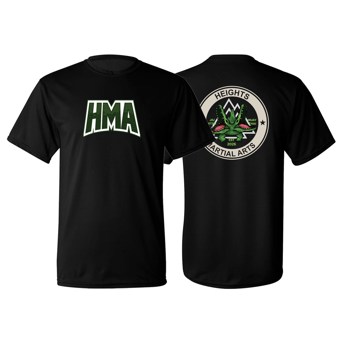 Heights Martial Arts Dry Fit Shirts #8242 A