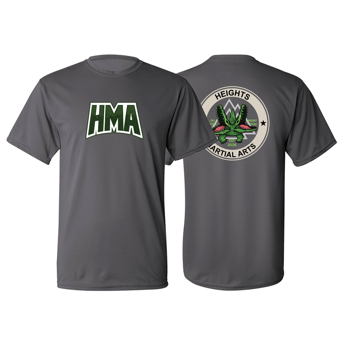Heights Martial Arts Dry Fit Shirts #8242 A