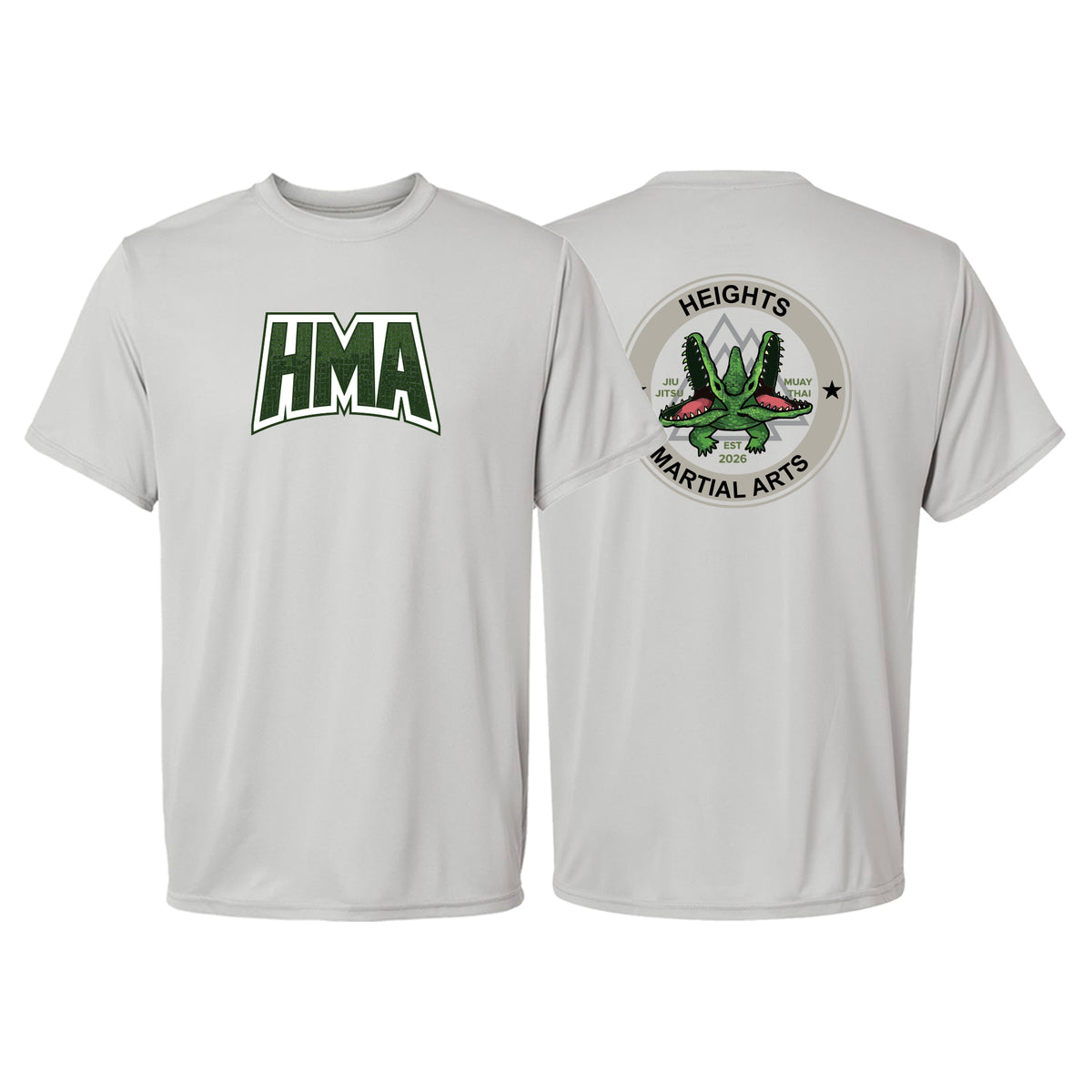 Heights Martial Arts Dry Fit Shirts #8242 A