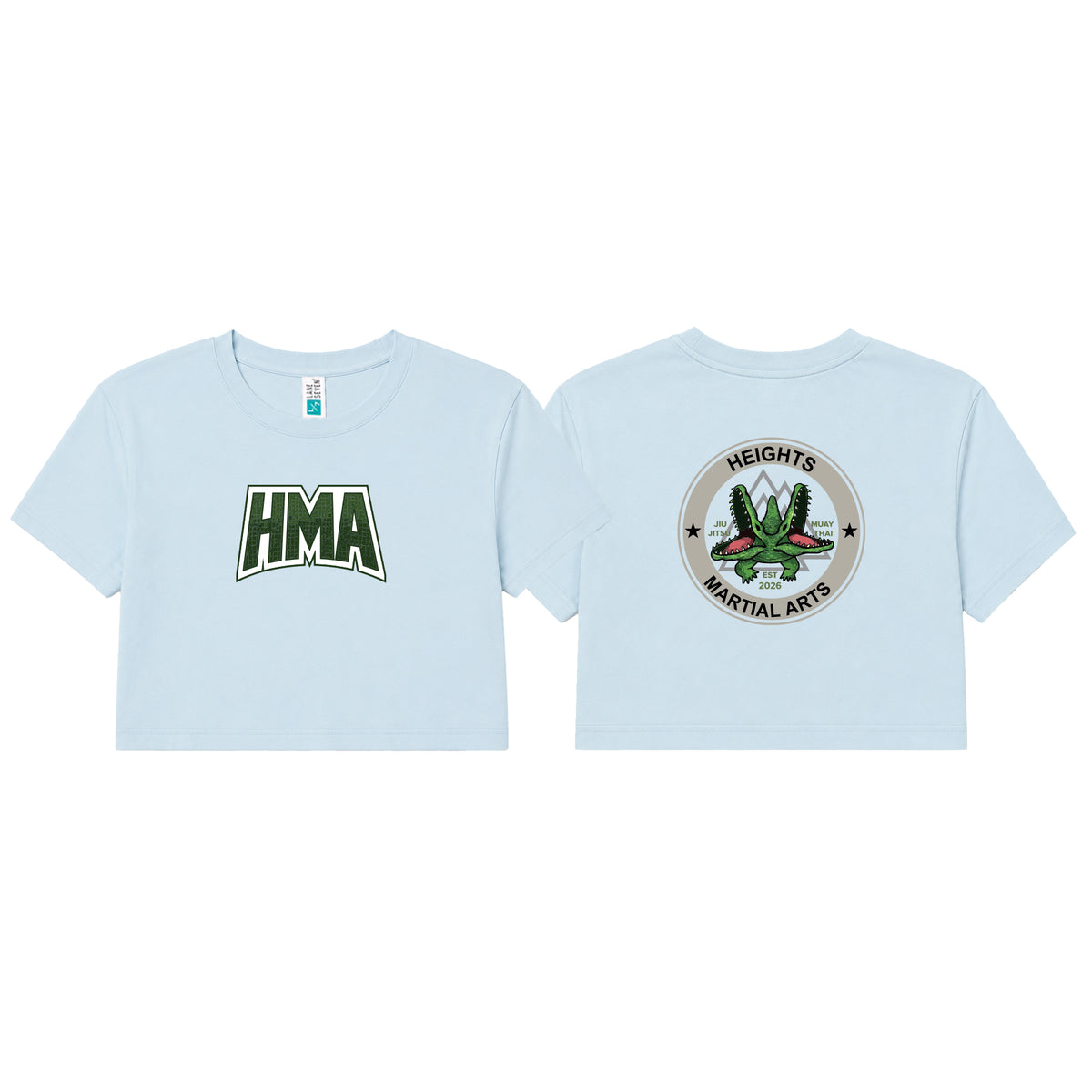 Heights Martial Arts Women's Cropped Shirts #8242 A