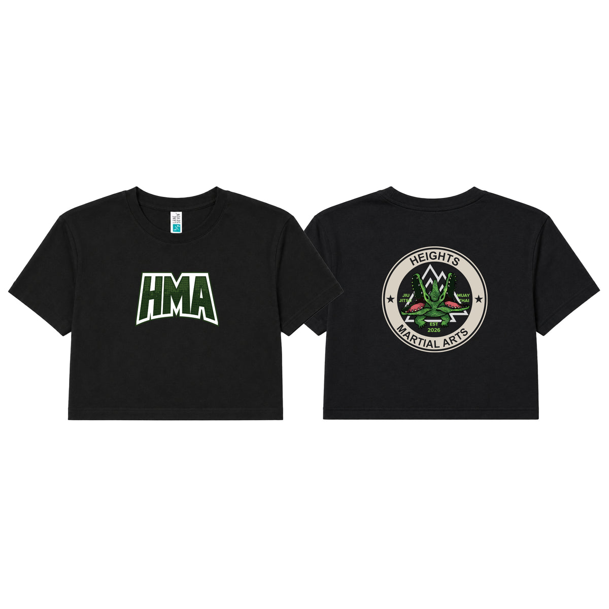 Heights Martial Arts Women's Cropped Shirts #8242 A