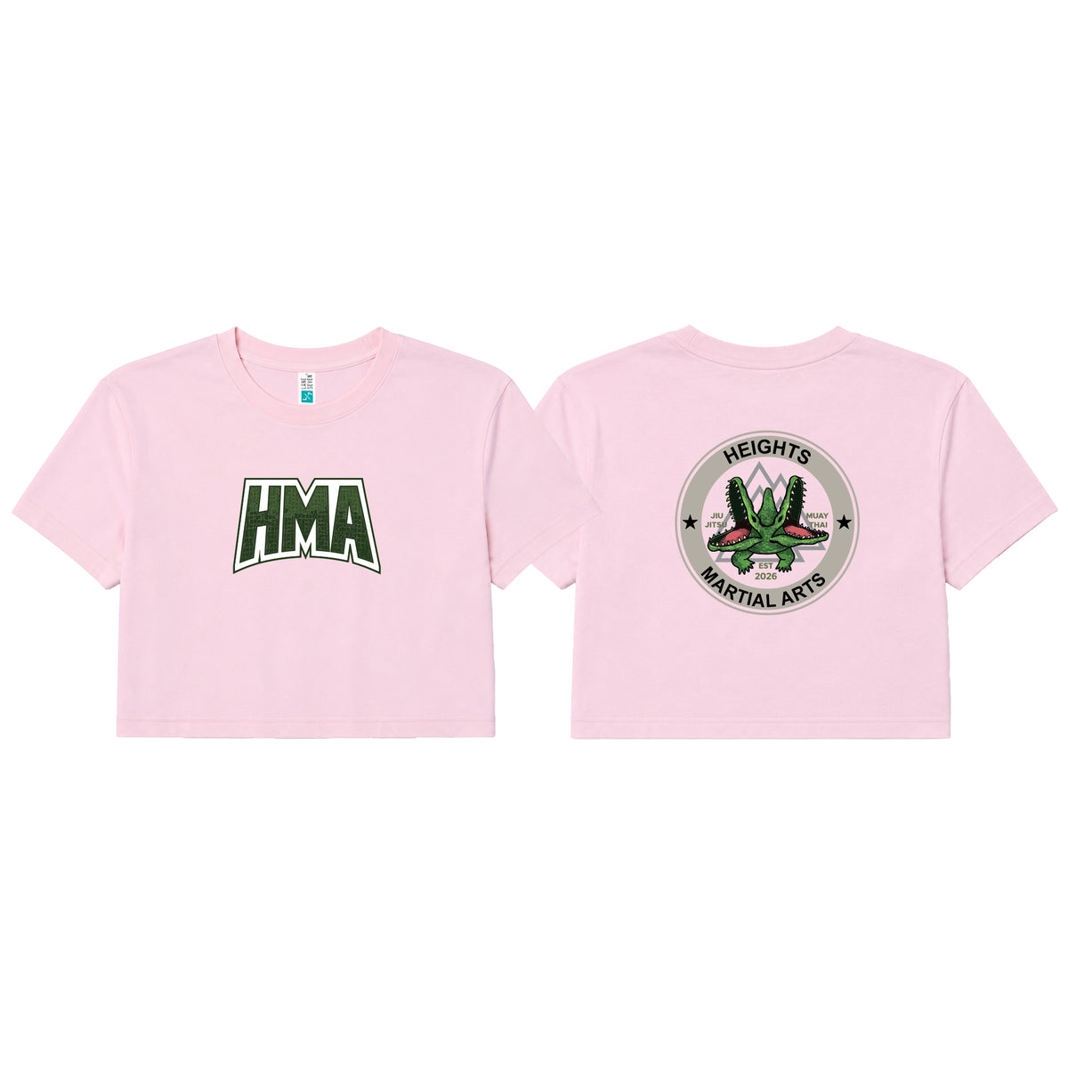 Heights Martial Arts Women's Cropped Shirts #8242 A