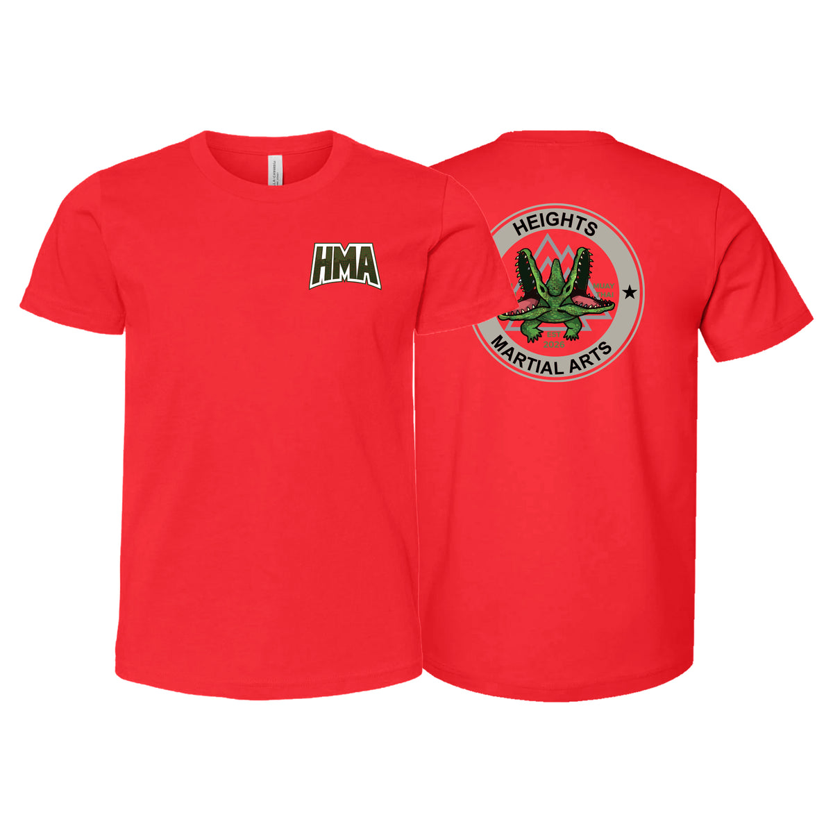Heights Martial Arts Kids Shirts #8242 B