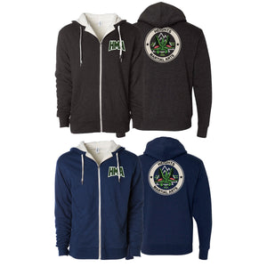 Heights Martial Arts Sherpa Lined Zip-Up Hoodie #8242 B