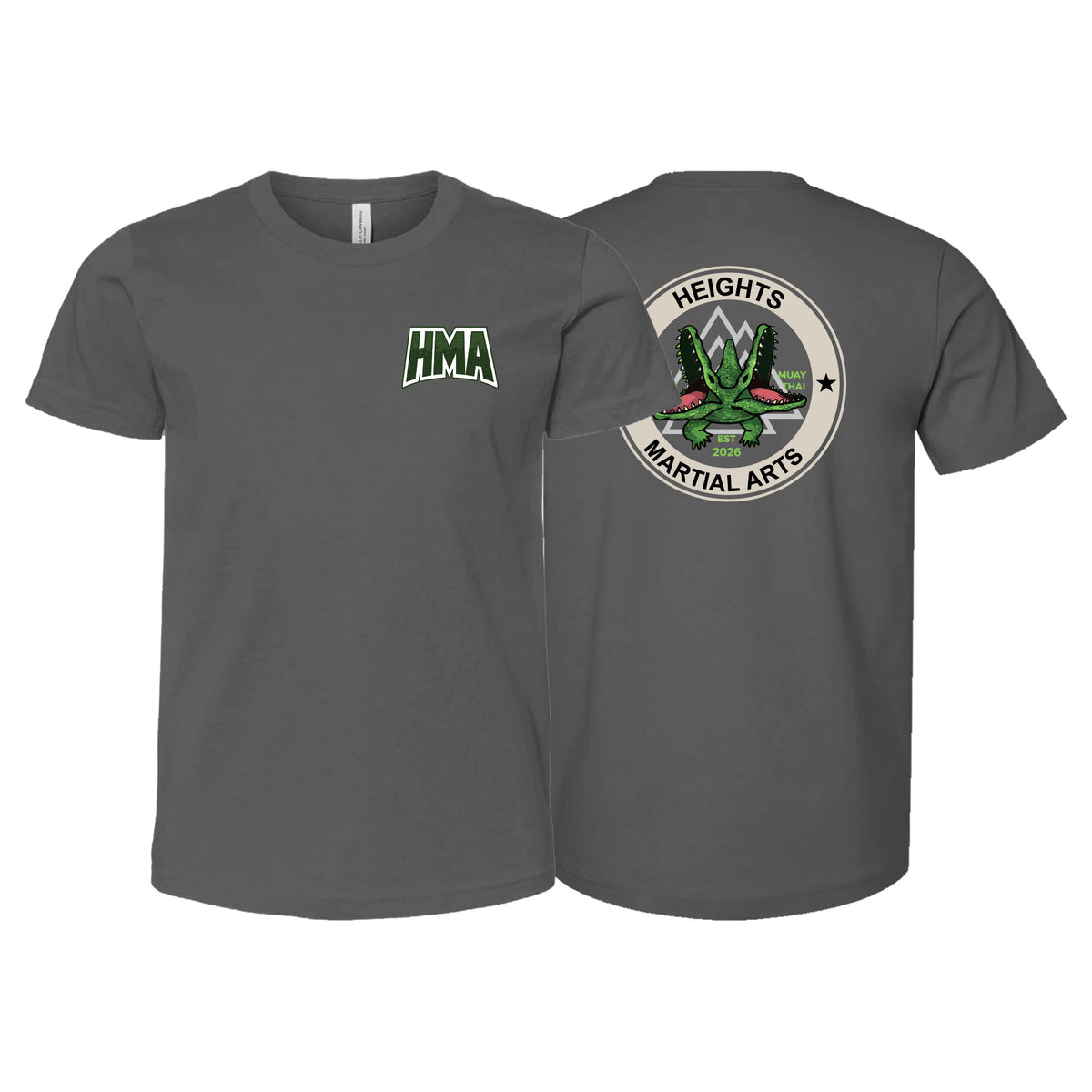 Heights Martial Arts Kids Shirts #8242 C (Side front logo)