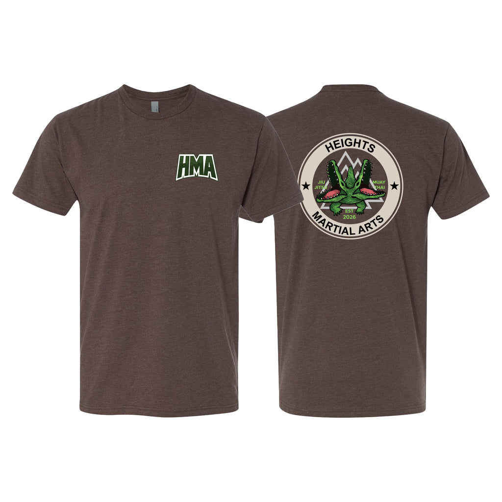 Heights Martial Arts Next Level CVC Shirt #8242 C (Side front logo)
