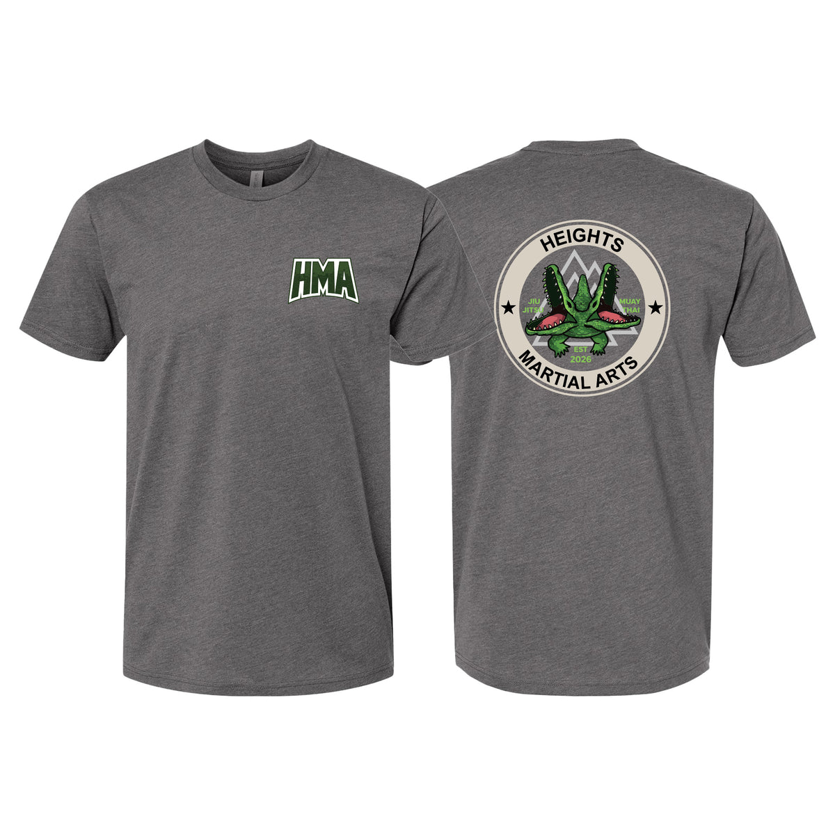 Heights Martial Arts Next Level CVC Shirt #8242 C (Side front logo)