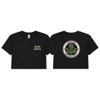 Heights Martial Arts Women's Cropped Shirts #8242 C (Side front logo)