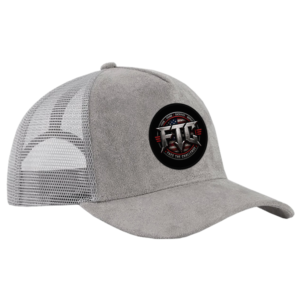 Face the Challenge Suede Trucker Hat #8239 A