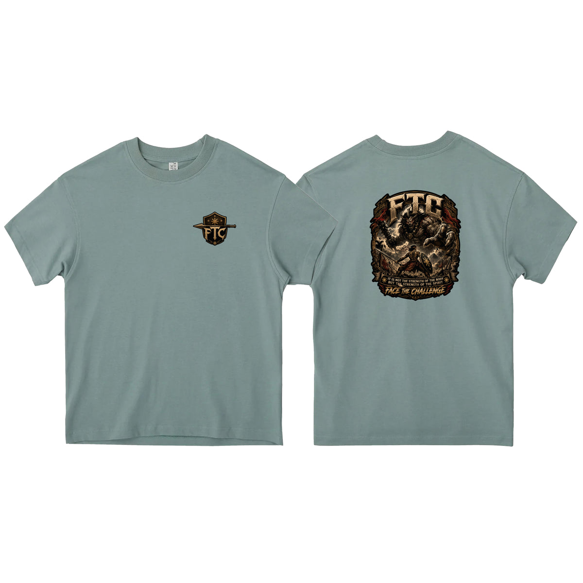 Face the Challenge Oversized Adult Shirts #8239 B