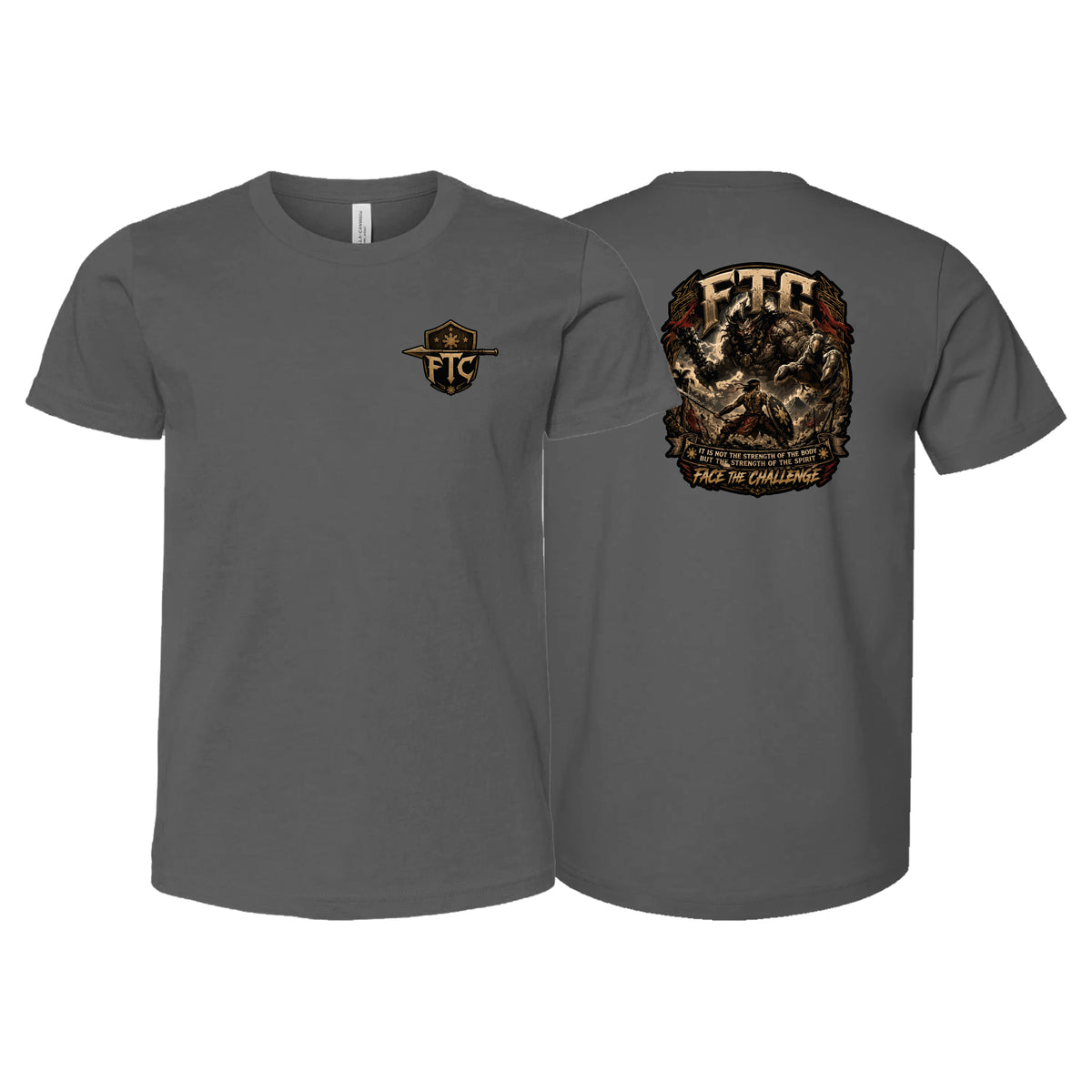Face the Challenge Kids Shirts #8239 B