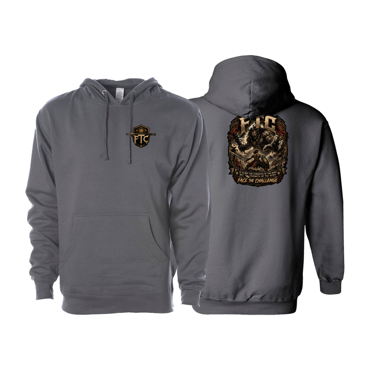 Face the Challenge Academy Sweater Hoodie #8239 B