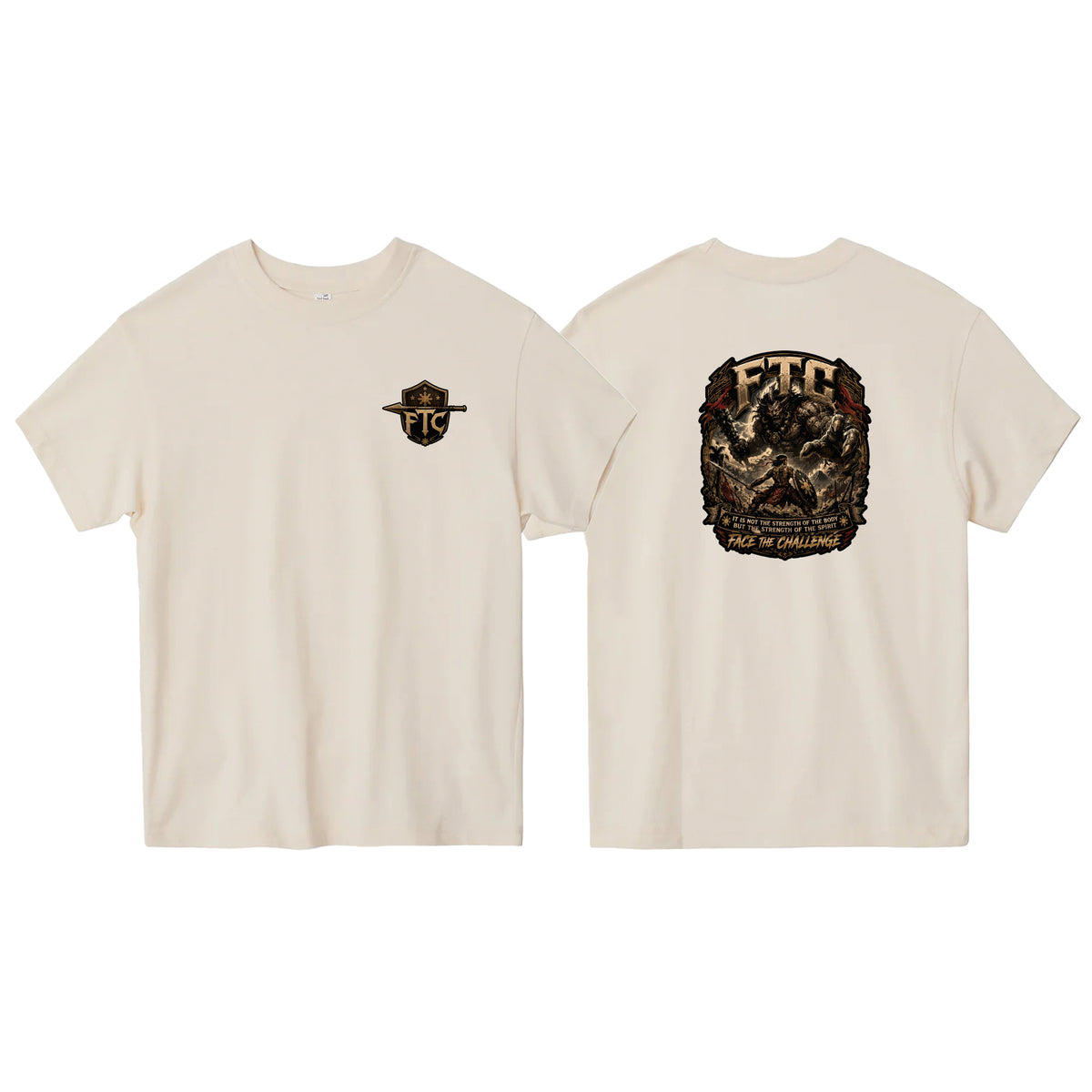 Face the Challenge Oversized Adult Shirts #8239 B