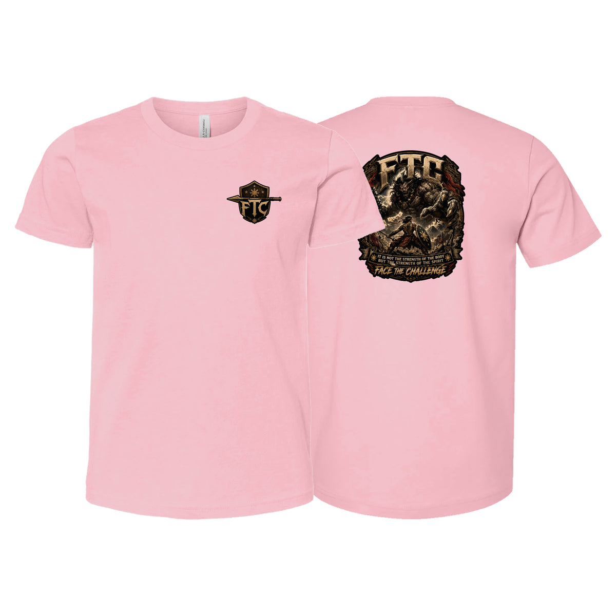 Face the Challenge Kids Shirts #8239 B