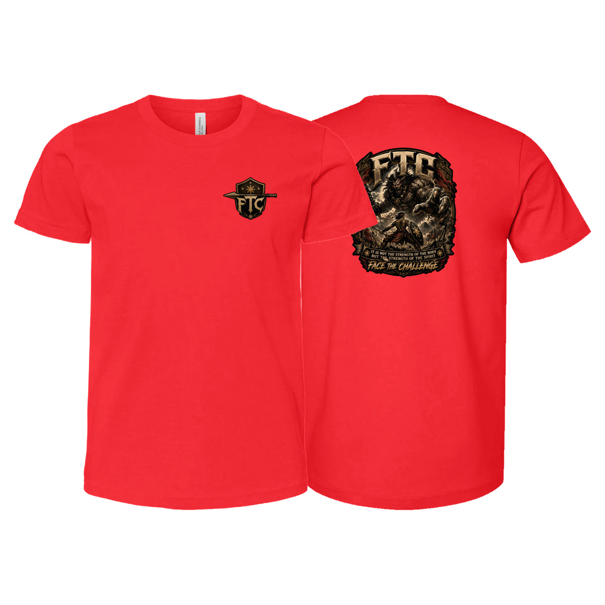 Face the Challenge Kids Shirts #8239 B
