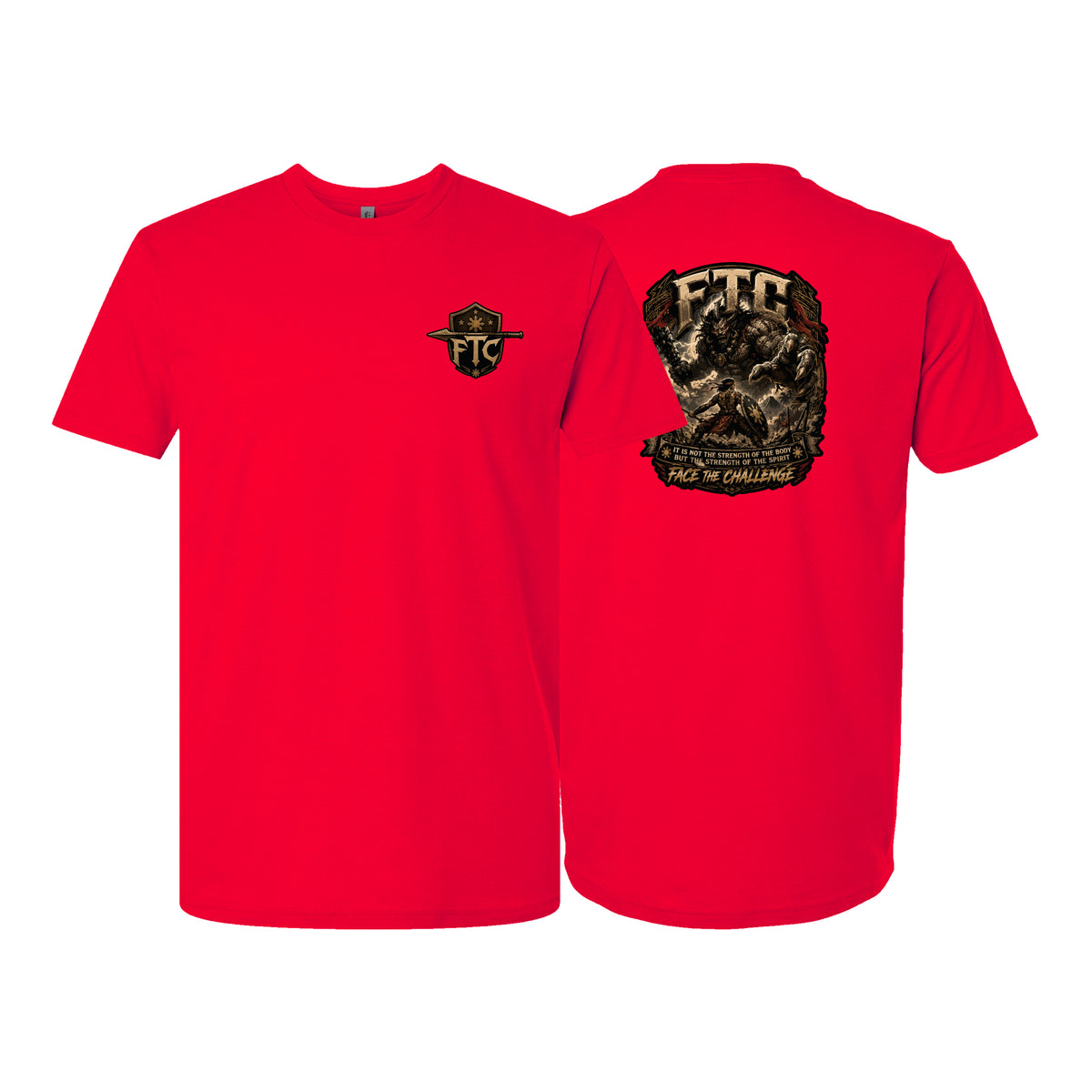 Face the Challenge Next Level Adult Shirts #8239 B