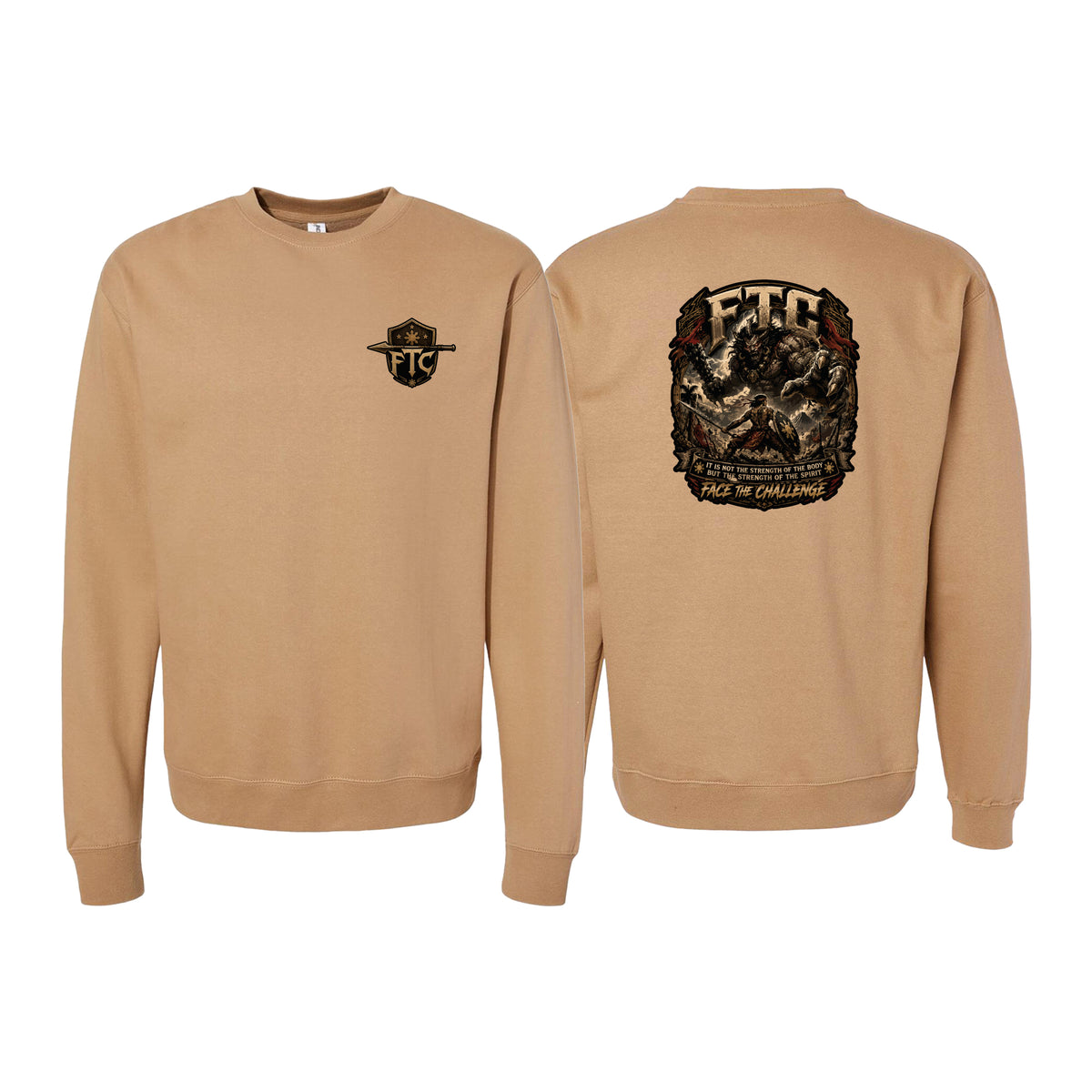 Face the Challenge Crewneck Sweatshirt #8239 B