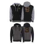 Face the Challenge Varsity Zip-Up Hoodies #8239 B