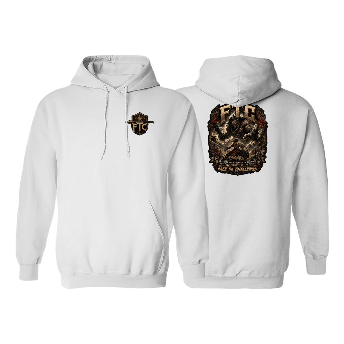 Face the Challenge Academy Sweater Hoodie #8239 B