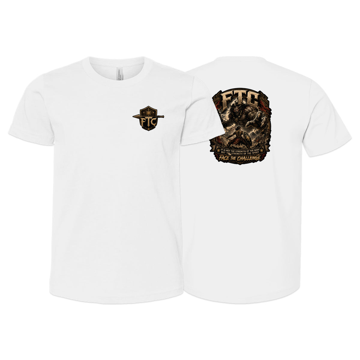 Face the Challenge Kids Shirts #8239 B