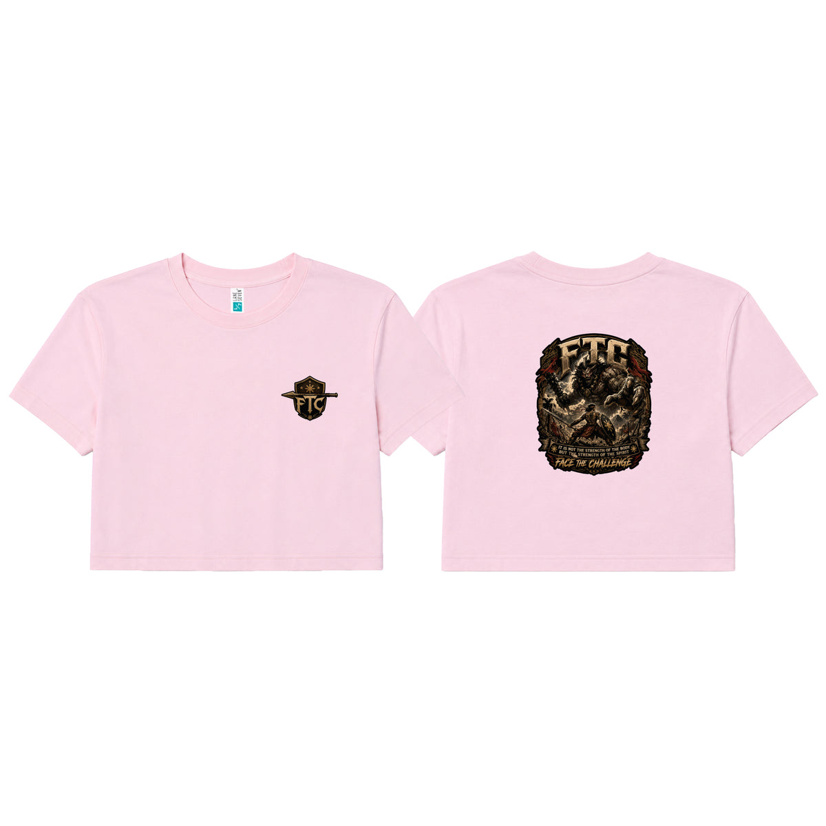 Face the Challenge Women's Cropped Shirts #8239 B