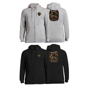 Face the Challenge Zip-Up Hoodies #8239 B