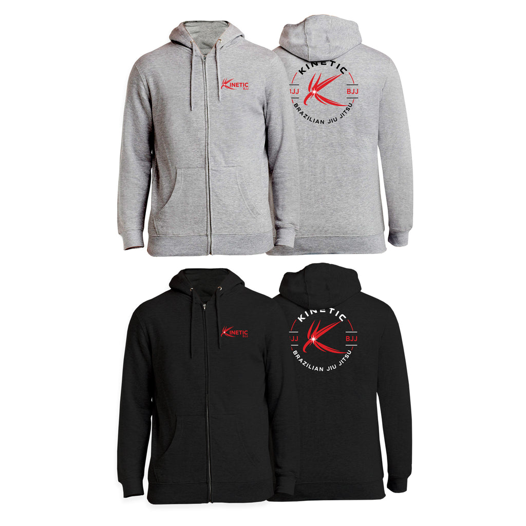 Kinetic BJJ Zip-Up Hoodies #8248 A