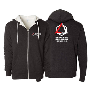 Peerless Jiu Jitsu Sherpa Lined Zip-Up Hoodie #8244 B