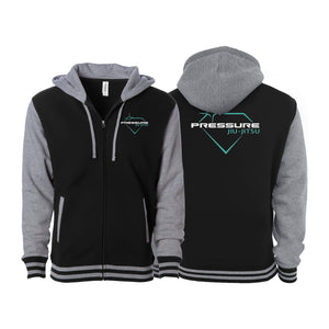 Pressure Jiu Jitsu Varsity Zip-Up Hoodies #8257 A