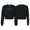 West Coast Women's Cropped Crewneck Sweatshirt #8253 A