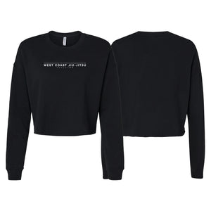 West Coast Women's Cropped Crewneck Sweatshirt #8253 A