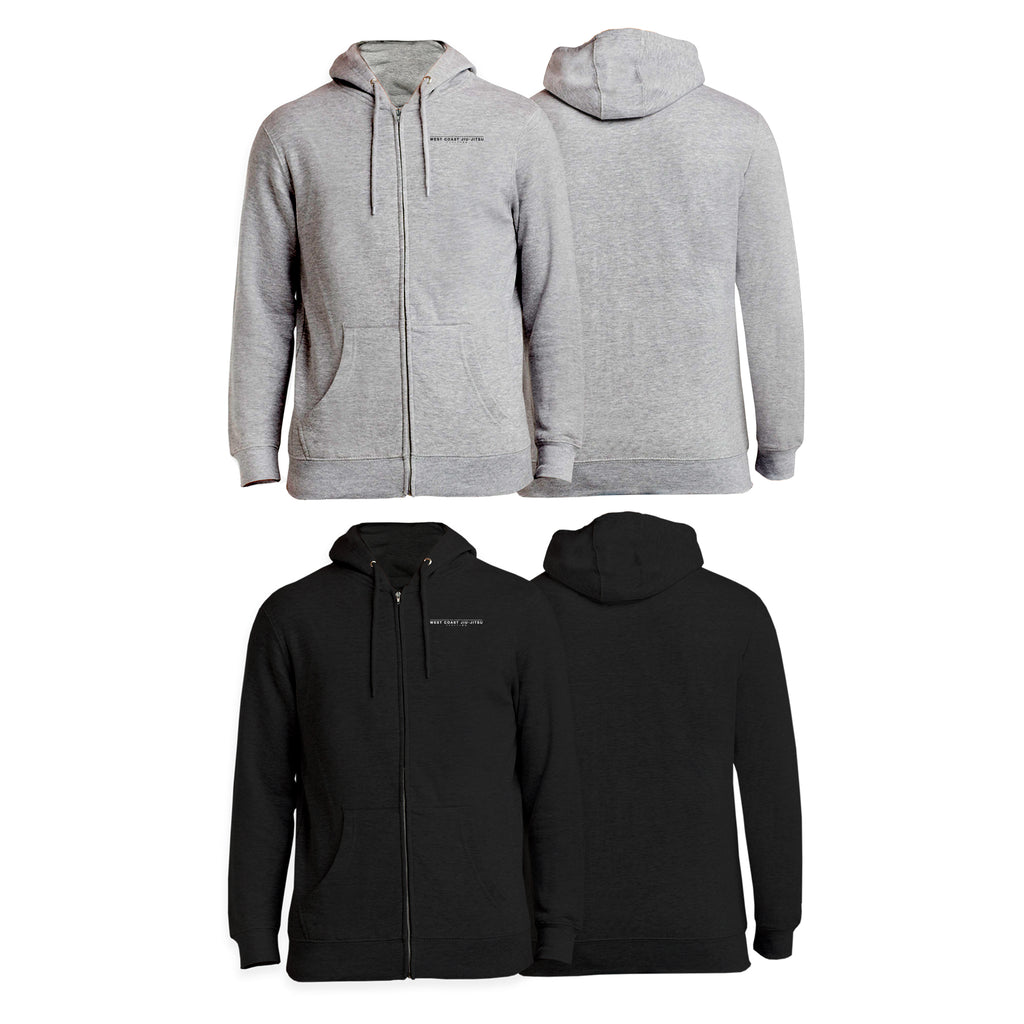 West Coast Zip-Up Hoodies #8253 B