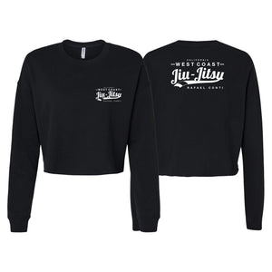 West Coast Women's Cropped Crewneck Sweatshirt #8253 C