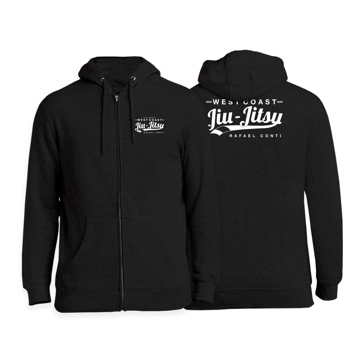 West Coast Zip-Up Hoodies #8253 C