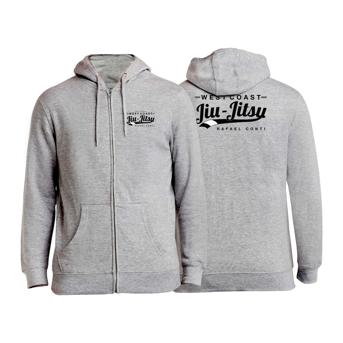 West Coast Zip-Up Hoodies #8253 C
