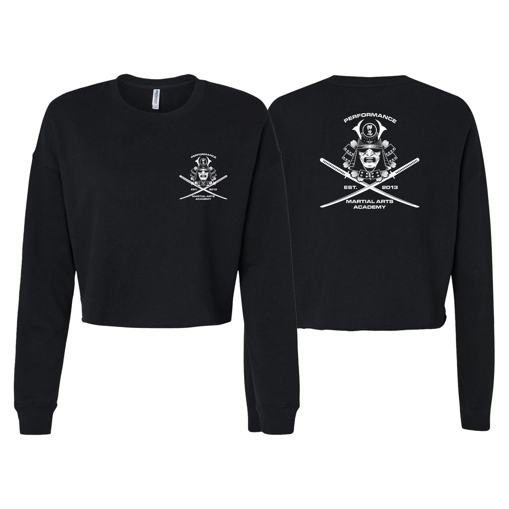 PMAA Women's Cropped Crewneck Sweatshirt #8254 A