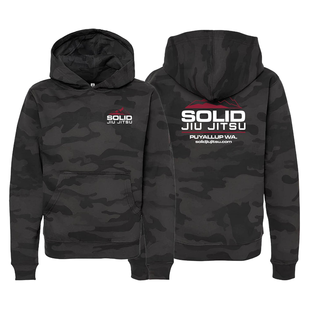 Solid Jiu Jitsu Academy Sweater Kids Hoodie #8271 B