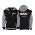 Solid Jiu Jitsu Varsity Zip-Up Hoodies #8271 B