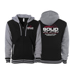 Solid Jiu Jitsu Varsity Zip-Up Hoodies #8271 B