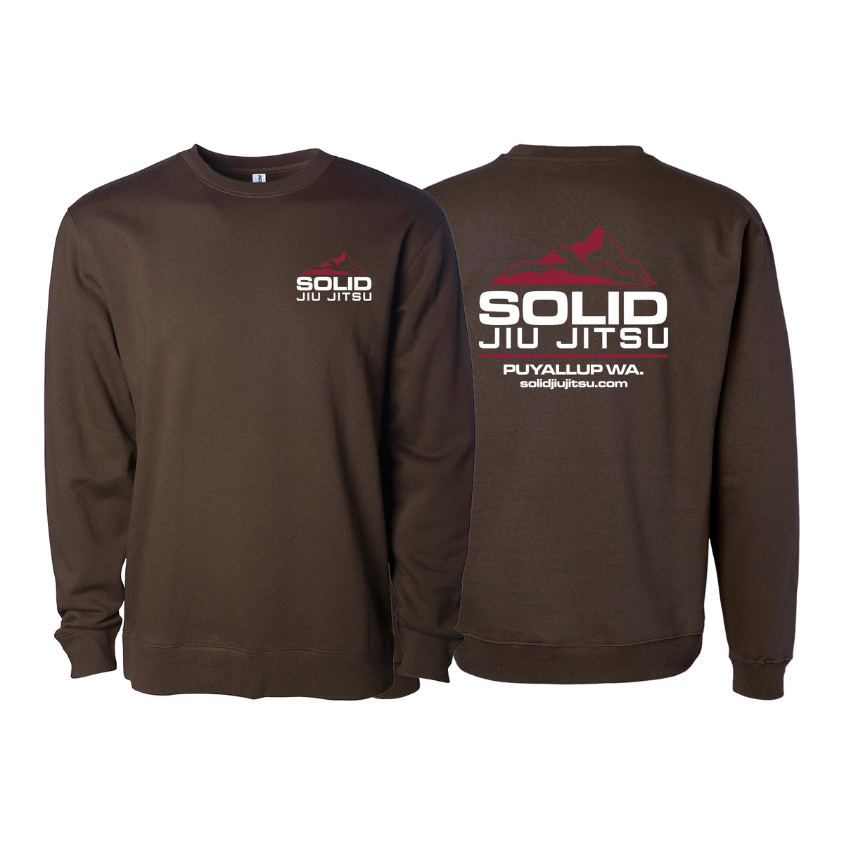 Solid Jiu Jitsu Crewneck Sweatshirt #8271 B